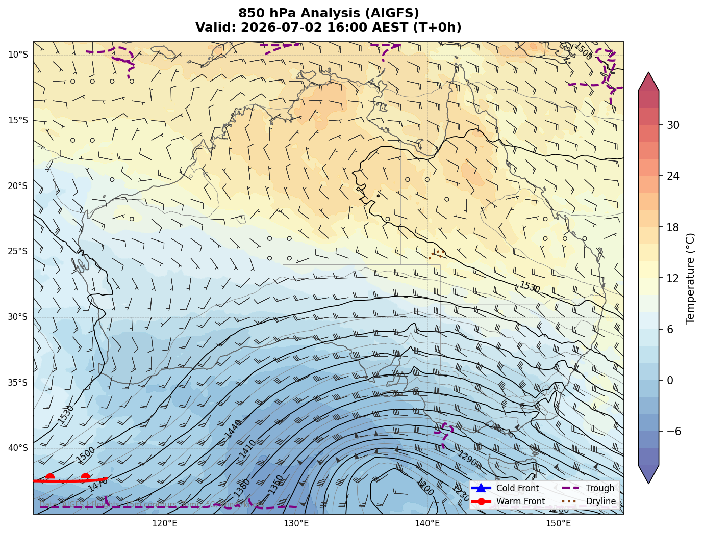 850 hPa Analysis