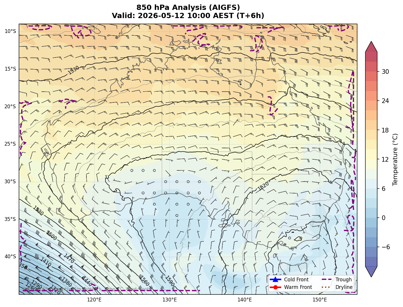 850 hPa Analysis