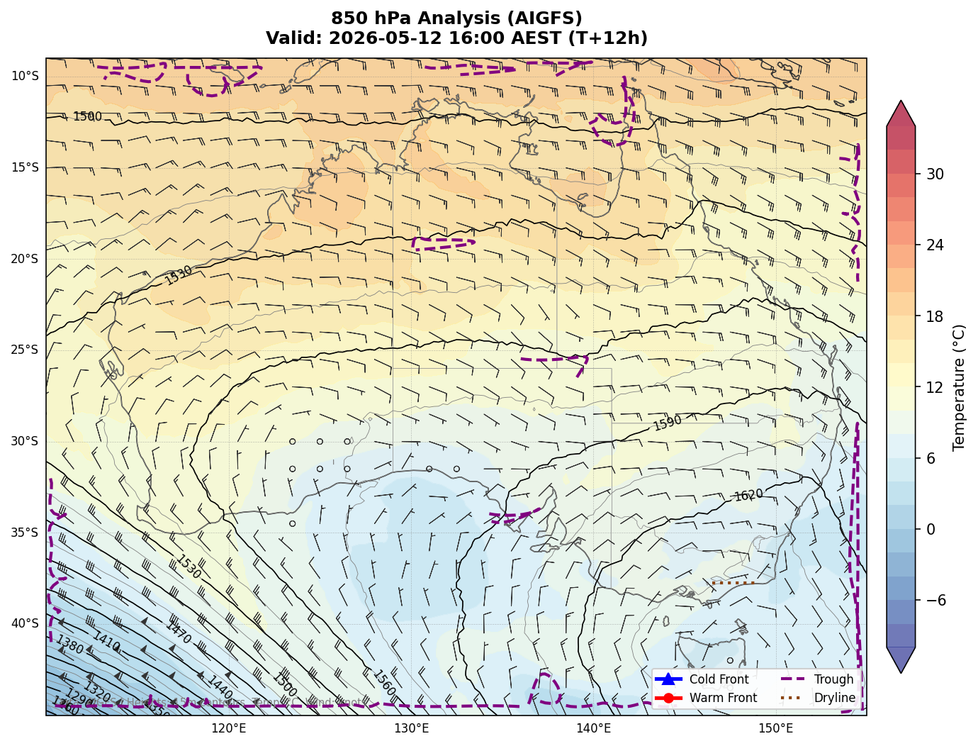850 hPa Analysis