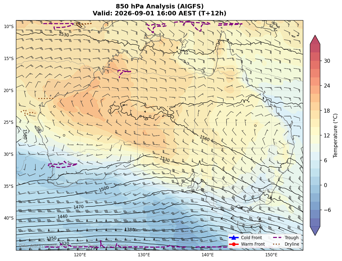850 hPa Analysis