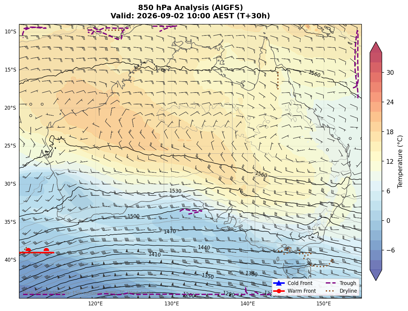 850 hPa Analysis