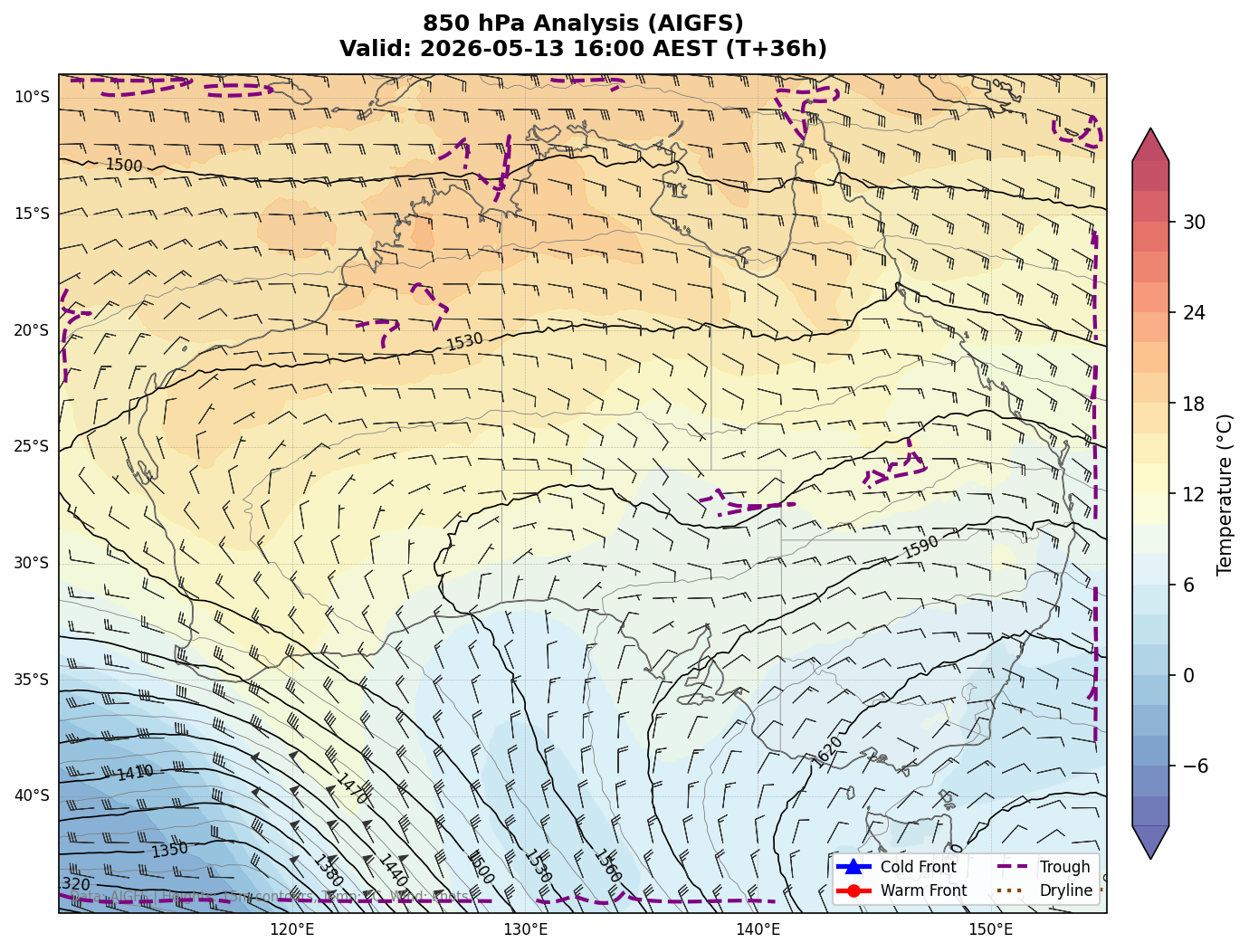 850 hPa Analysis