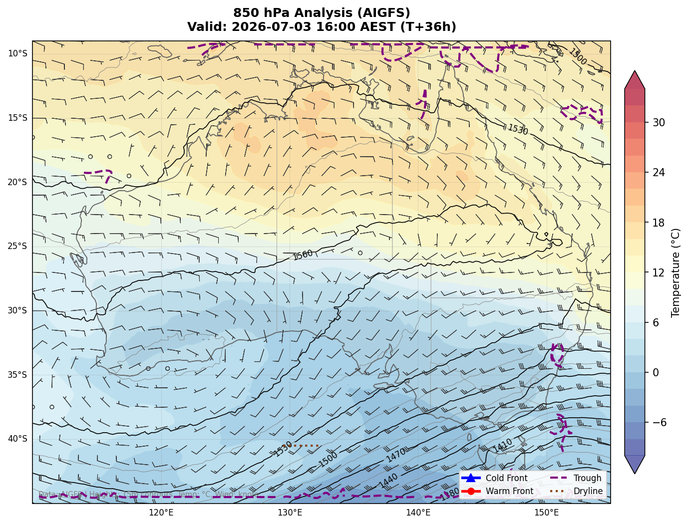 850 hPa Analysis