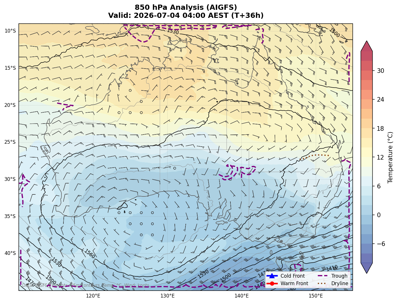 850 hPa Analysis