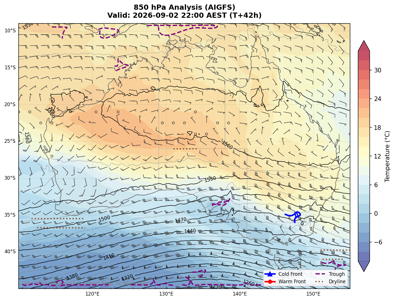 850 hPa Analysis