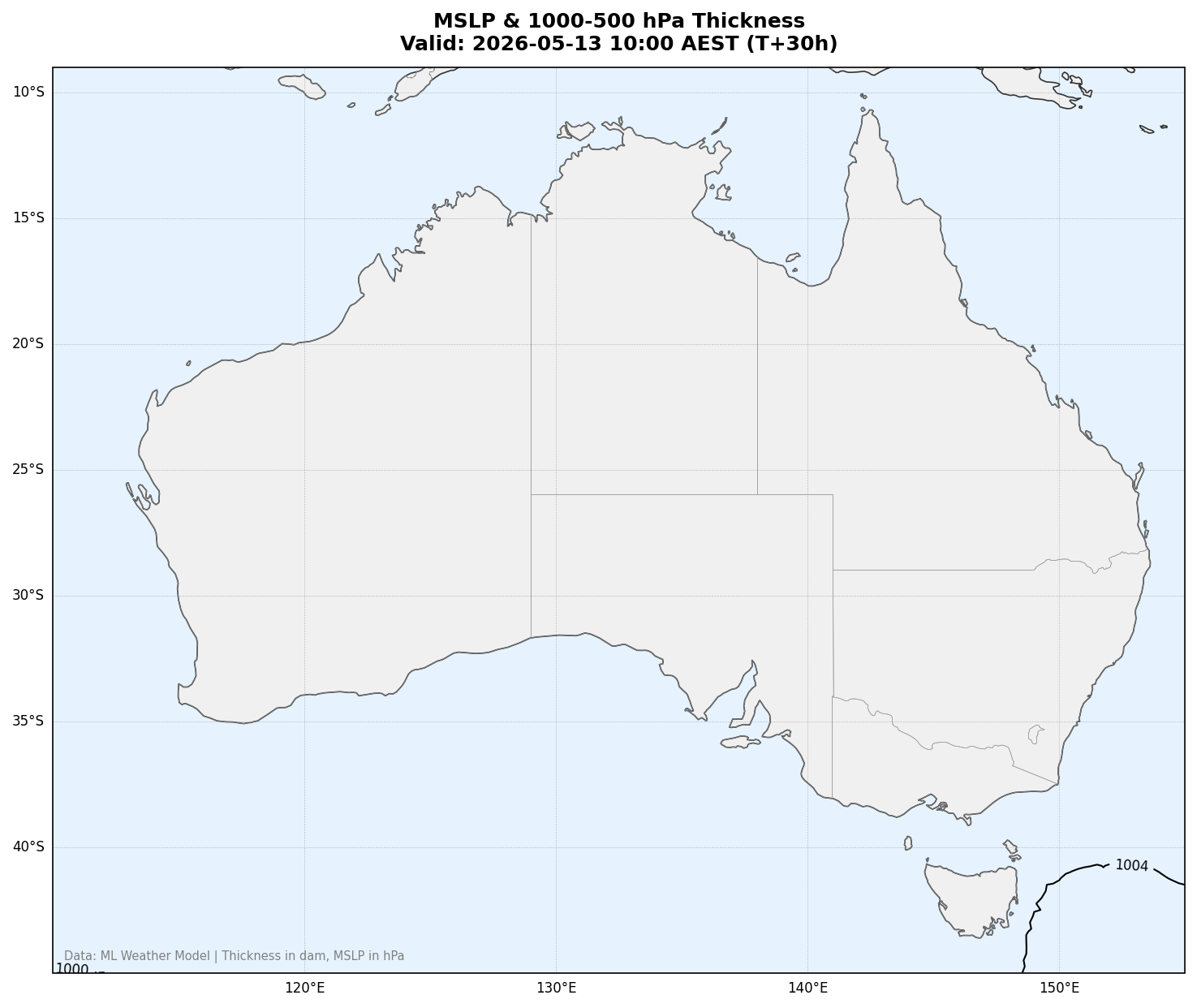 MSLP & Thickness